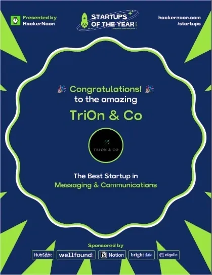 TriOn is THE Startup of the Year 2025 at HackerNoon