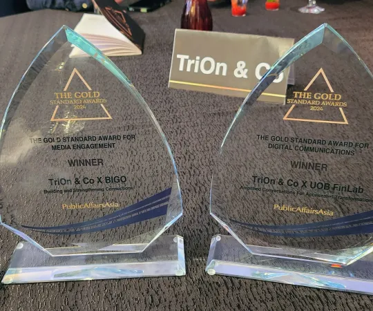TriOn Bags Two Awards at the PRCA Gold Standard Awards