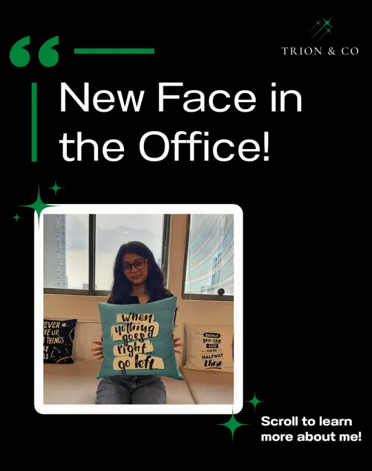 People Updates: Our newest intern!